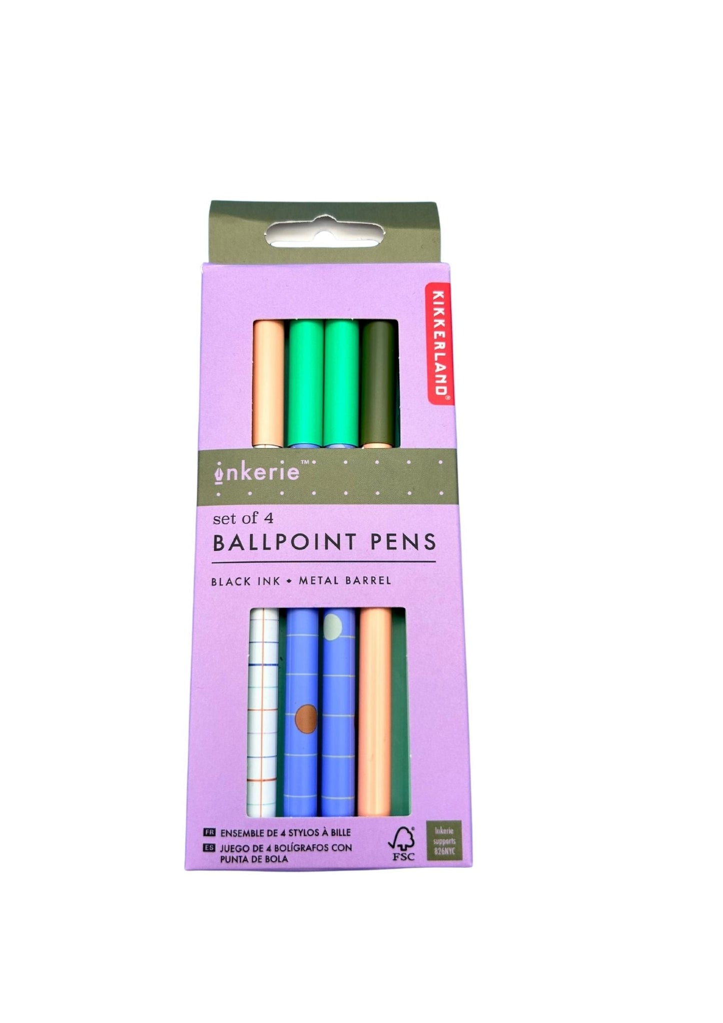 Set of 4 Ballpoint Pens
