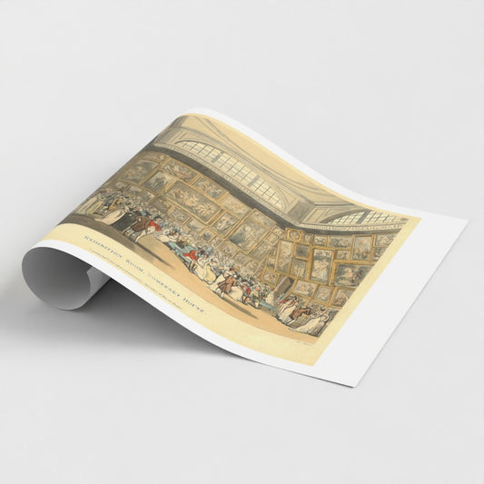 Exhibition Room at Somerset House c.1808