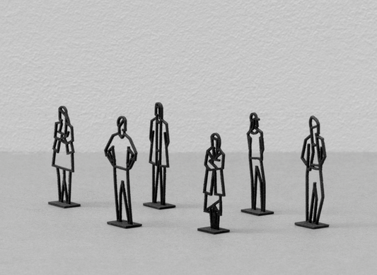 Julian Opie - Miniature Standing Figure Statuettes