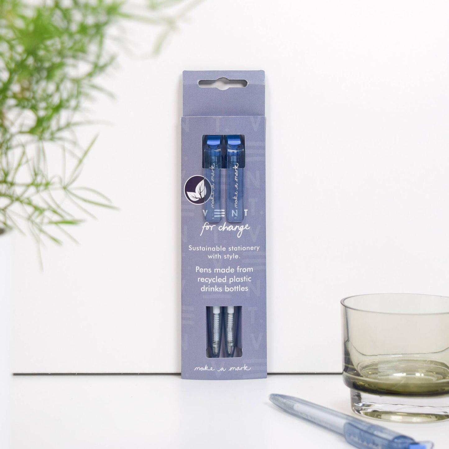 Make A Mark Recycled Pens - Dusty Blue