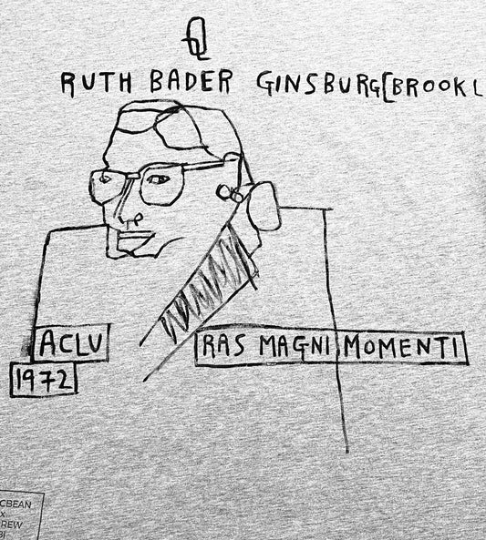 E. Macbean x Andrew Ibi: Ruth Bader Ginsburg Beach Sweat