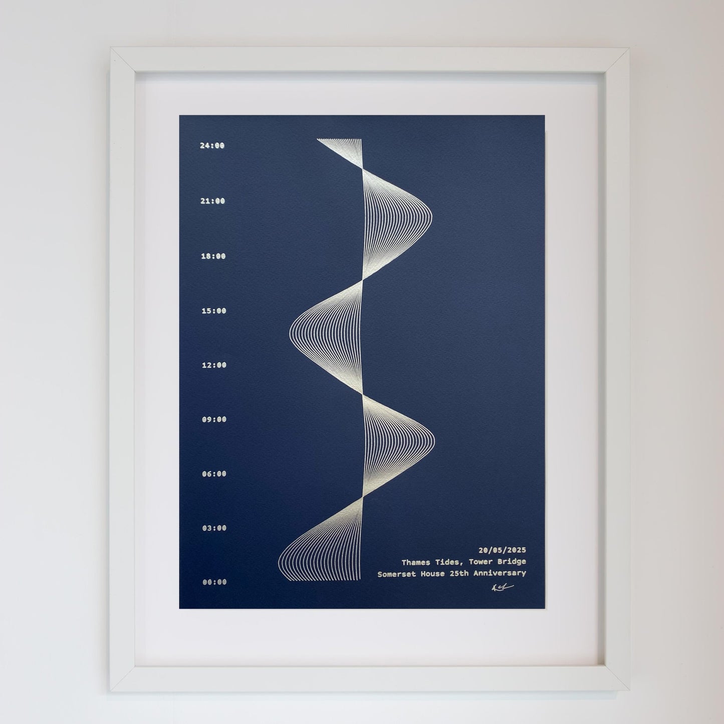 Kerrie O'Leary - Somerset House 25th Anniversary, Thames Tides at Tower Bridge Original Plot