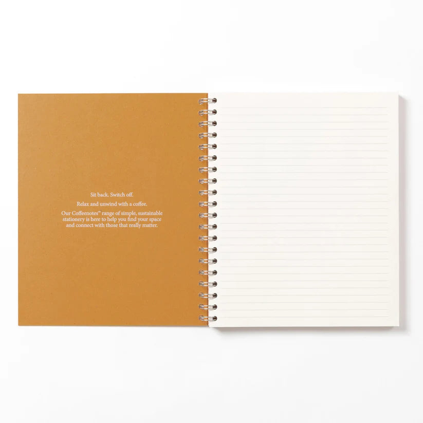 Coffee Notes Medio Wirebound Notebook