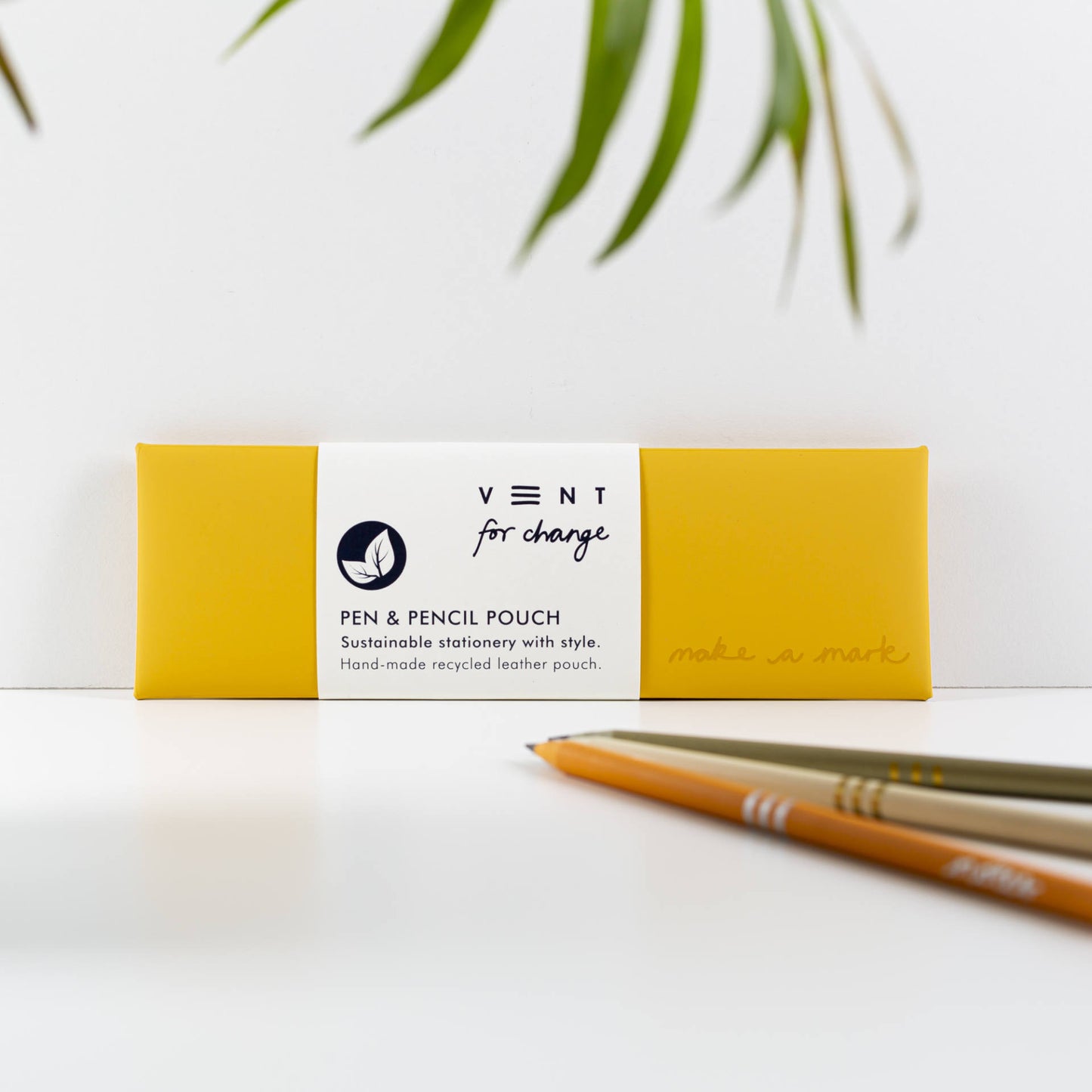 Make A Mark Pen Pouch - Mustard Yellow