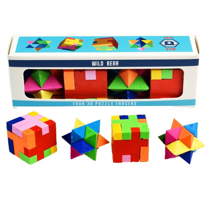 3D Puzzle Erasers