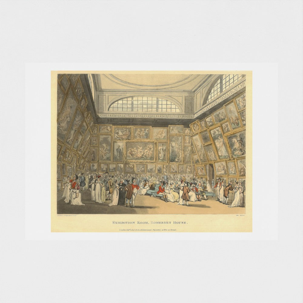 Exhibition Room at Somerset House c.1808