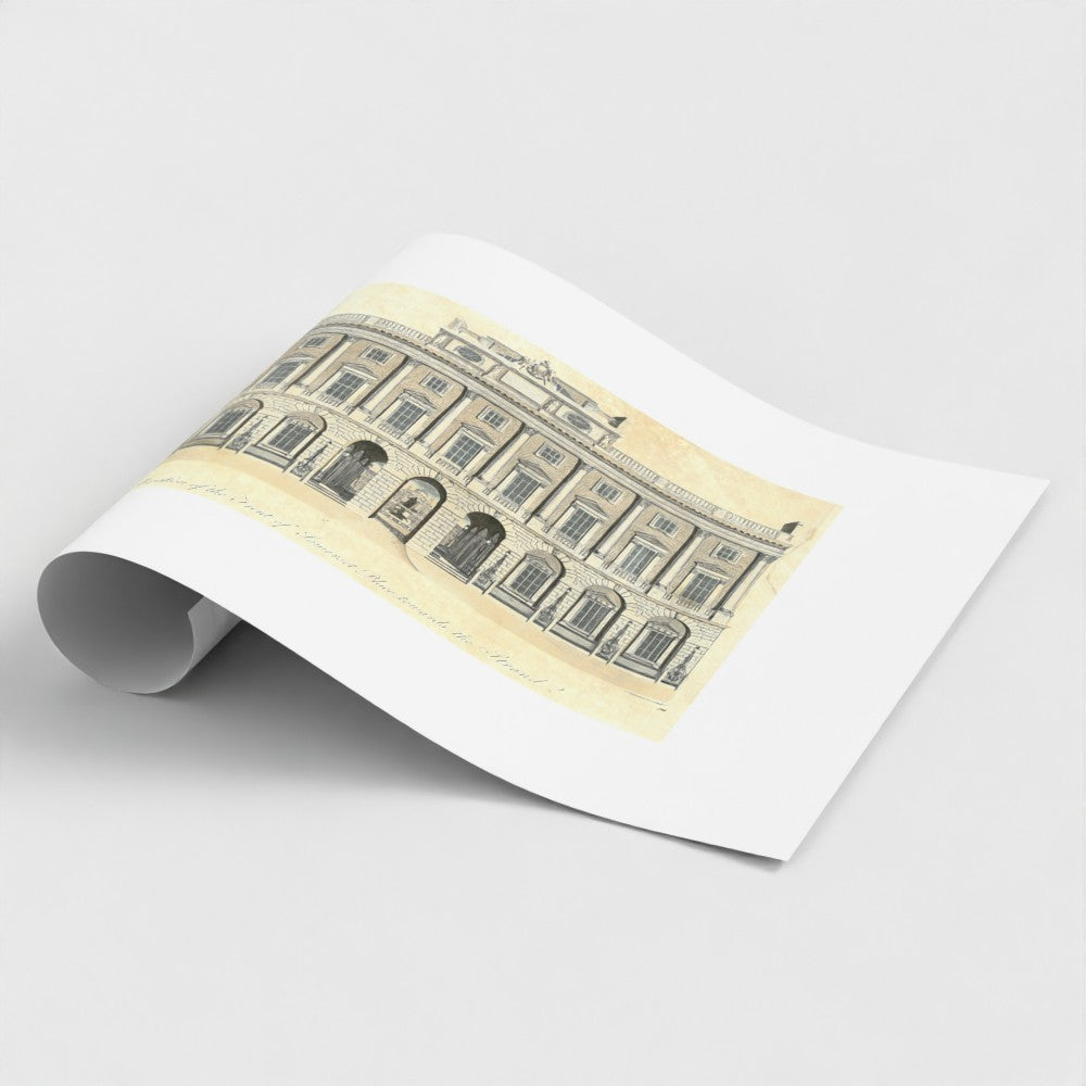 Somerset House from the Strand c. 1850. Print