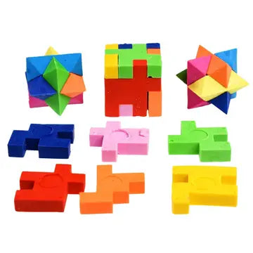 3D Puzzle Erasers
