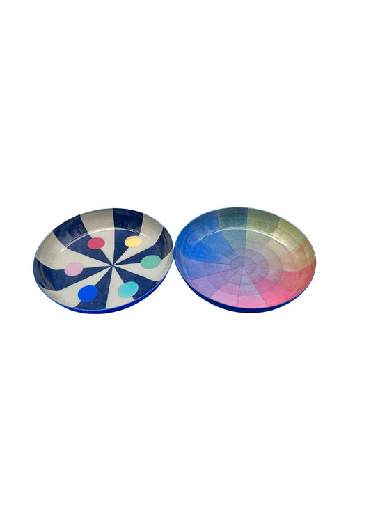 Colour Theory Round Enamel Tray