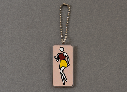 Julian Opie - Dance Keyring