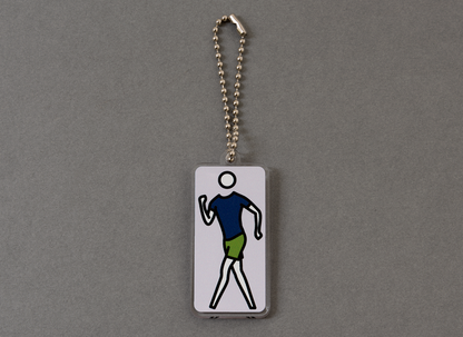 Julian Opie - Dance Keyring