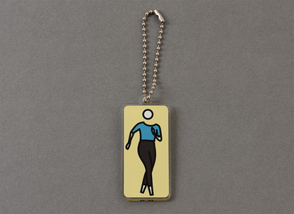 Julian Opie - Dance Keyring