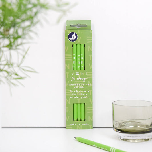 Recycled Pencils - Olive/Forest Green