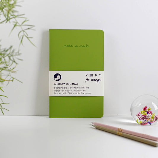 Make A Mark Medium Journal - Bright Green