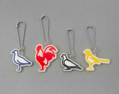 Julian Opie - Bird Keyring