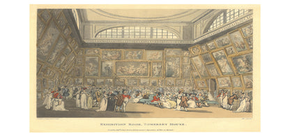 Exhibition Room at Somerset House c.1808