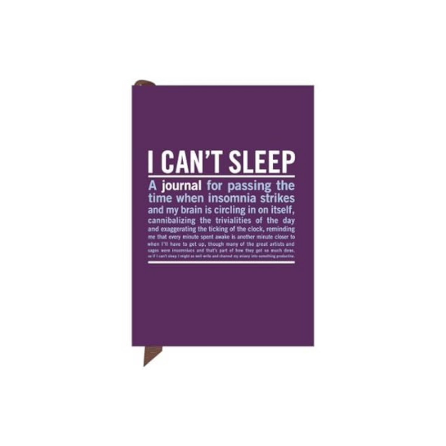 I Can't Sleep Mini Journal