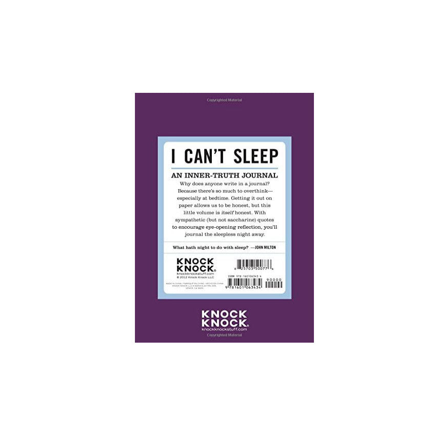 I Can’t Sleep journal – SOMERSET HOUSE SHOP