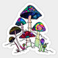 Mushrooms Stickers by Visionary Sea