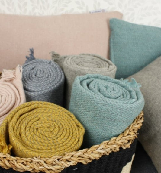 Wool Throw in various colours